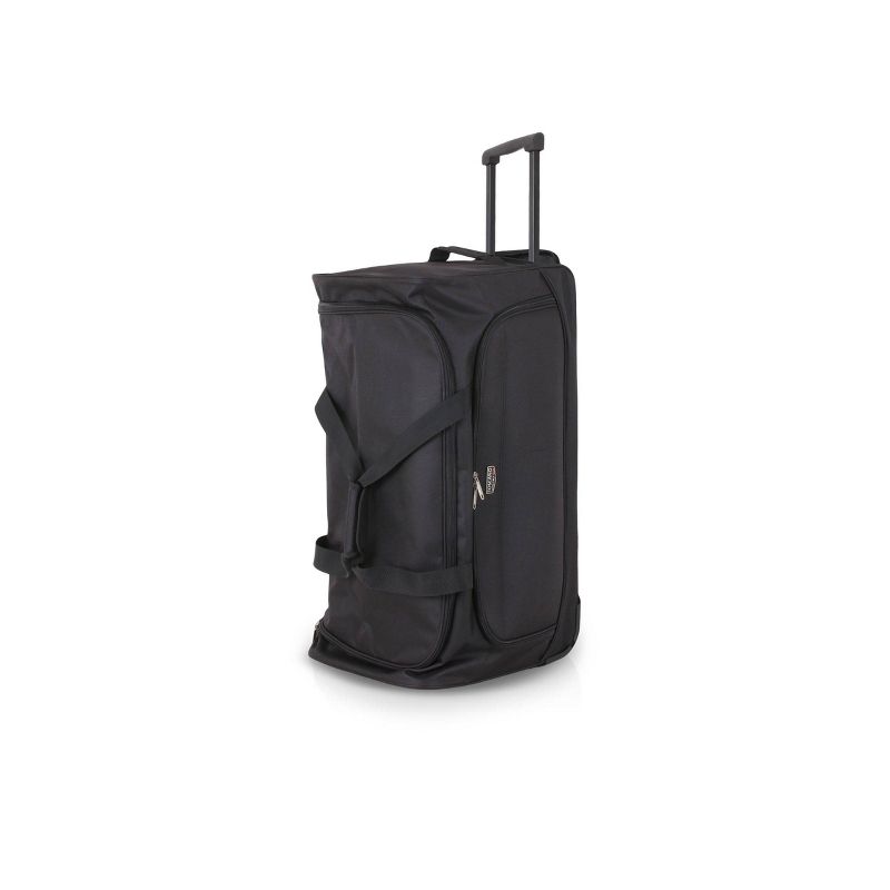 Toscano Italy by Tucci ROTOLO Rolling 20&#34; Duffel Bag - Black, 4 of 5