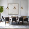LNC Swarajism 1-Light 14" Polished Gold Mercury Glass Dome LED Indoor Hanging Kitchen Island Light : ETL Listed, Adjustable Height - 3 of 4