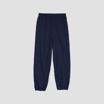 Hanes Kids' Eco Smart Fleece Non-pocket Sweatpants - Dark Blue Xl : Target