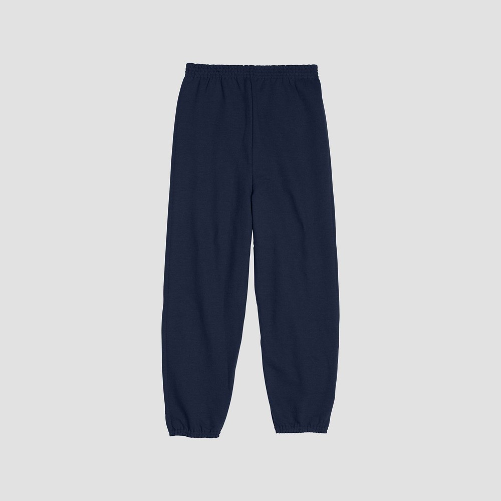 Hanes Kids' Eco Smart Fleece Non-Pocket Sweatpants - Navy Blue L