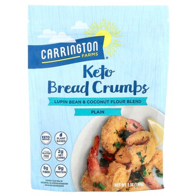 Carrington Farms, Keto Bread Crumbs, Plain, 7 oz