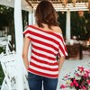 Anna-Kaci Women's American USA Flag Top July of 4th T-Shirt Blouse for Everyday Looks - 2 of 4