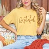 Simply Sage Market Women's Grateful Heart Short Sleeve Garment Dyed Tee - 2 of 4