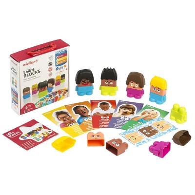 Miniland Emotiblocks - Interchangeable Pieces for Social and Emotional Learning