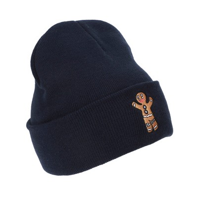 Shrek Gingy Embroidery Acrylic Knit Standard Cuff Beanie