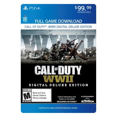 Call Of Duty Wwii Deluxe Edition Playstation 4 Digital - cod ww2 en roblox gratuito