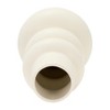 Sagebrook Home 9" Dolomite Stacked Vase Contemporary Abstract Stacked Sphere Cotton White - 4 of 4