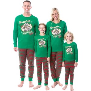A Christmas Story Ralphie The Kid Tight Fit Family Pajama Set - 1 of 4