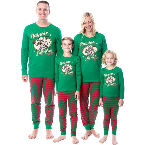 A Christmas Story Ralphie The Kid Tight Fit Family Pajama Set