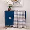 Parkland Collection,Transitional Stripes Rectangle Throw - 4 of 4
