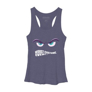 Women's Design By Humans Worst Costume Ever (Halloween) By Editive Racerback Tank Top - 1 of 3