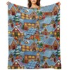 DSANE Gingerbread Village On Christmas Christmas Throw Blanket Soft Fleece Christmas Blanket Cozy Flannel Throw for Couch Bed - 2 of 4