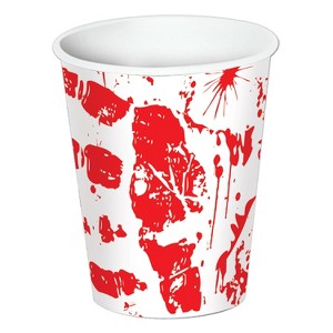 Beistle Bloody Handprints Beverage Cups, 9 Oz, (24/Pkg) Multicolored - 1 of 4