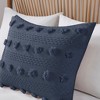 Gulches King Cal King Clip Jacquard 3 Piece Comforter Set - 4 of 4