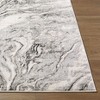 Hauteloom Brandi Gray Marble Area Rug - 3 of 4