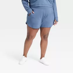 Women's Plus Size Ultra Value Mid-Rise French Terry Shorts - All in Motion™