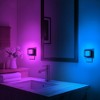 YANSUN 1W Plug-in Light-Controlled Night Light, Small Philips-Inspired Design, Black Shell, 3000K + RGB, Button-Activated Color Change - 3 of 4
