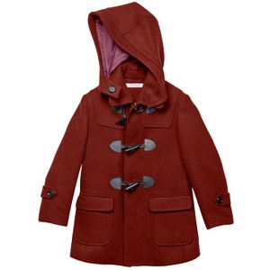 Isaac Mizrahi Boys' Wool Toggle Coat with Removable Hood, Sizes 2-20 - 1 of 3