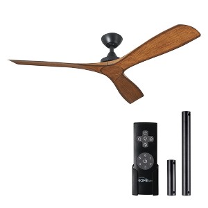 Parrot Uncle 52" Modern Indoor/Outdoor Ceiling Fan with Remote - 1 of 4