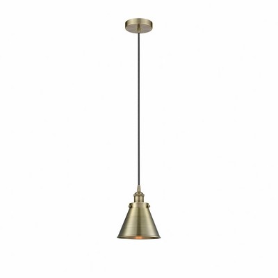 Appalachian - 1 Light Cord Hung Mini Pendant In Modern Style-9.88 Inches Tall and 8 Inches Wide