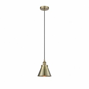 Appalachian - 1 Light Cord Hung Mini Pendant In Modern Style-9.88 Inches Tall and 8 Inches Wide - 1 of 1