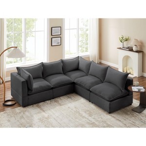 VANOMi Upholstered Modular Sectional Sofa - 1 of 4