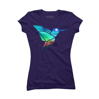 Junior's Design By Humans Nature Sparrow By clingcling T-Shirt