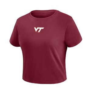 NCAA Virginia Tech Hokies Women's Fashion Top - 1 of 3