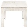 vidaXL Coffee Table White Solid mango wood Medium Decorative Inlays - 3 of 4