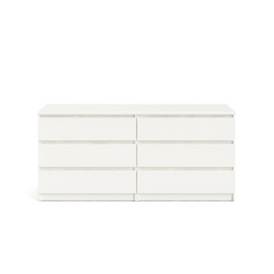 Dexmalle 6 Drawer Double Dresser for Bedroom Living Room Hallway - 1 of 4