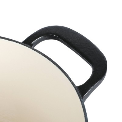 Matte Black 7-Quart Enameled Cast Iron Dutch Oven