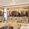 Aheaplus 30'' Freestanding Closet Organizer with Hanging Rods and Drawers, Closet System with Storage Shelves - 3 of 4