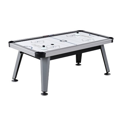 Arctic Rush 7' White and Black Air Hockey Table