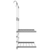 vidaXL Drying Rack for Balcony 21.3"x9.8"x16.5" Aluminum - 4 of 4