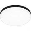 Quoizel Lighting Weldin 1 - Light Flush Mount in  Matte Black White - 4 of 4