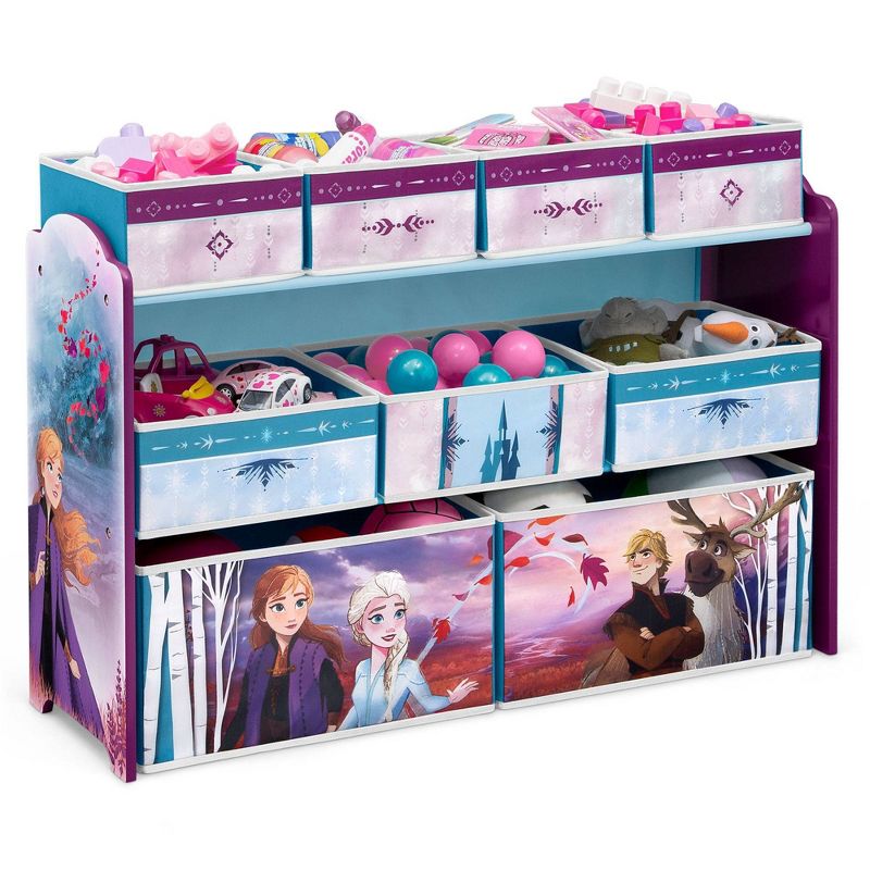 Delta Children Disney Frozen Deluxe 9 Bin Design and Store Toy Organizer, 6 of 10