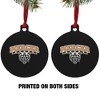 Mercer University Secondary Logo Aluminum Holiday Christmas Tree Ornament - 2 of 4