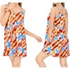 HAPPY BAY Women's Vacay Holiday Beach Summer Beachwear Sleeveless Casual Dress Spaghetti Strap Nightshirts Slip Nighty - 2 of 4