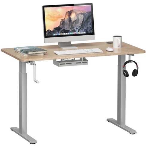 Costway Electric Height Adjustable Standing Desk, Sit To Stand