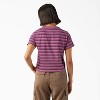 Dickies Women's Large Striped Cropped Pocket T-Shirt - 2 of 3