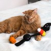 Midlee Halloween Felt Cat Toys Set- Bat, Pumpkin, Spider, Candy Corn - 4 of 4