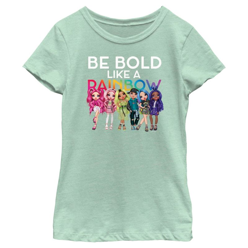 Girl's Rainbow High Be Bold Like a Rainbow T-Shirt, 1 of 5