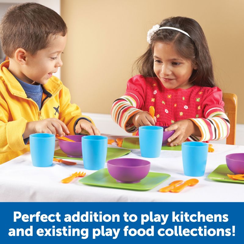 Learning Resources New Sprouts Serve It! Dish Set, 24 Pieces, Ages 2+, 3 of 7