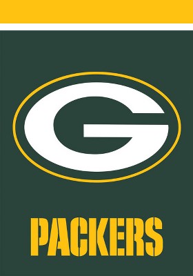 green bay packers double sided flag