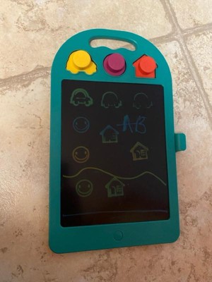 B. Toys - Lcd Drawing Tablet With Stylus & Stamps - Rainbow