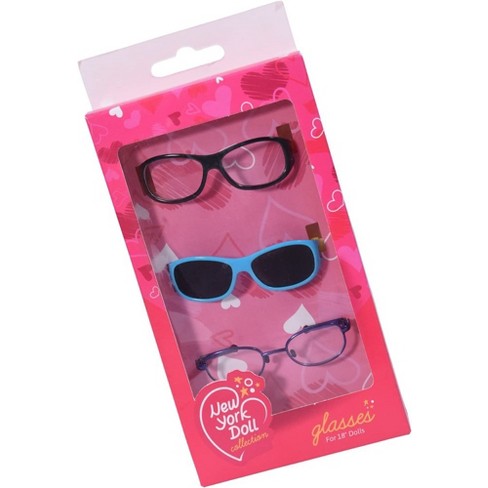 18 inch doll sales glasses