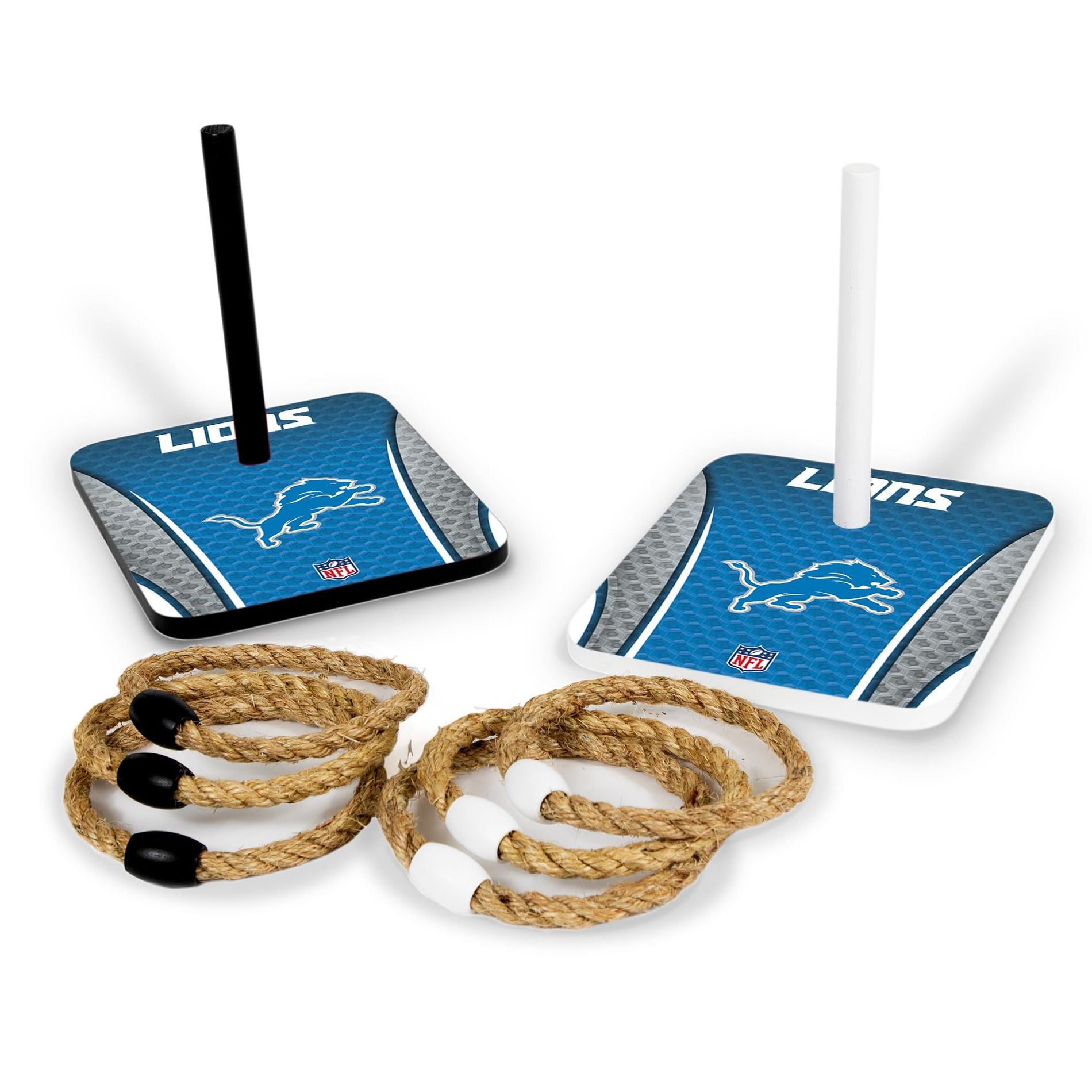 NFL Detroit Lions Solid Wood Quoits Toss Game
