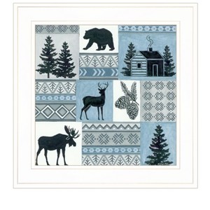 Cabin in the Woods by Deb Strain, Ready to Hang Framed Print, White Frame - 1 of 1