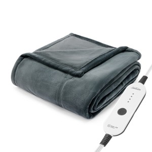 Sunbeam 96"x60" Electric Throw Nordic Premium Mega Size Heated Blanket - 1 of 4