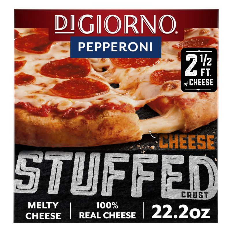 DiGiorno Pepperoni Frozen Pizza with Cheese Stuffed Crust - 22.2oz, 1 of 9